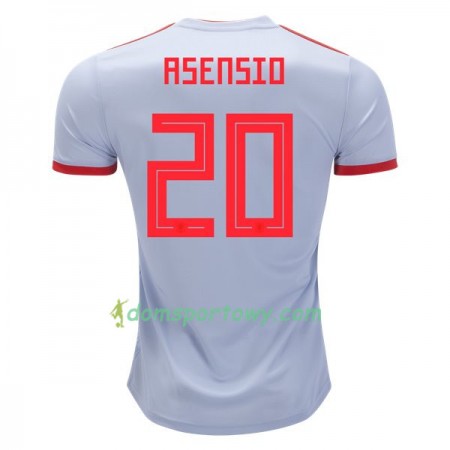 Koszulka Hiszpania Asensio 20 Wyjazdowe Koszulki Piłkarskie Mistrzostwa Świata 2018